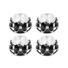 4PCS Wheel Center Caps& 8 Lugs Compatible with Chevrolet Avalanche 2500 2002-2006 Replaces 5079 15039489 15039488 9597169