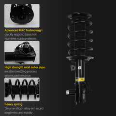 2Pcs Front Struts Shock Assembly Absorber Magnetic w/Electronic Suspension Compatible with Lincoln MKZ 2013-2020 Ford Fusion 2013-2017 Replace# DG9Z18124V DG9Z18124V