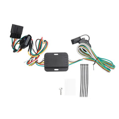 55510 4-Pin Flat Trailer Wiring Harness Kit Compatible with Chevrolet Chevy Colorado GMC Canyon 2004-2012 Isuzu I-280 I-290 I-350 I-370 2006-2008 4-Way Connector Tow Hitch Wiring Harness