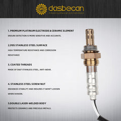 2PCS 250-54102 250-241104 O2 Oxygen Sensor Compatible with Nissan Versa 2012, 2014-2019 & Versa Note 2014-2017, Infiniti Q70 2014 & M35h 2012-2013 Upstream & Downstream