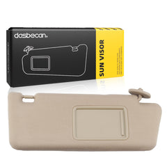 Right Passenger Side Sun Visor Compatible with Toyota Tacoma 2005-2012 2013 2014 2015 Visor Assembly Without Light 74310-04081-E0 Beige