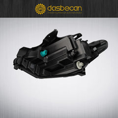 LED Headlight W/LED DRL Compatible With Chevy Traverse 2018-2021 Right Passenger Side Headlights Assembly Black Chrome Housing Replace# 84887860 GM2503487