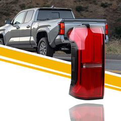Tail Light LED (With Tailgate Switch) Compatible With 2024 2025 Toyota Tacoma Taillight Assembly Rear Lamp Left Driver Side 81560-AK010