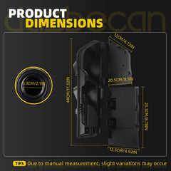 Dasbecan Fuel Filler Door Housing Pocket Hinge Compatible with Ford Transit Van 150 250 350 2015-2020 Replace CK4Z-5427936-H