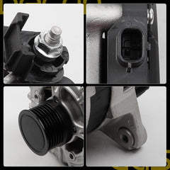 23100-6LX0A Alternator 120A 12V Compatible with Nissan Sentra 2020-2025 S SR SV 2.0L L4 6-Groove CW Replaces# 2310M-6LX0ARW 23100-6LB0A