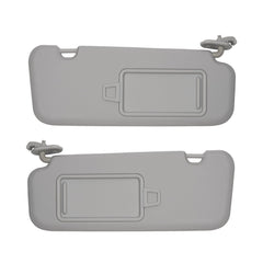 Left Driver & Right Passenger Side Sun Visor Compatible with Hyundai Elantra AD(Sixth Gen) 2016 2017 2018 2019 2020 Replace 85210-F0100TTX 85220-F0100TTX Gray Without Light