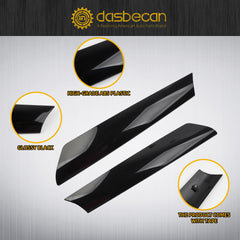 Exterior Window A-Pillar Trim Panel Compatible with Mini Cooper R50 R53 2001-2006 Mini Cabriolet R52 2004-2007