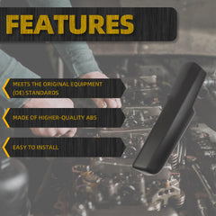 Trailer Tow Mirror Front Arm Cover Right Driver Side Compatible with Dodge Ram 1500 2500 3500 2014-2019 Replace #OE 68263392AA