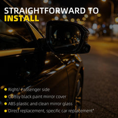 Dasbecan Right Mirror Compatible With 2016-2018 Honda Pilot 11pins