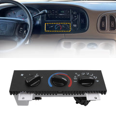 55055459AF A/C Climate Control Module Panel Compatible with 1998-2003 Dodge Ram Van Replace# 55055459AA 55055459AB