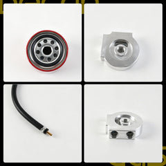 Dasbecan 121003 Fuel Filter Conversion Kit Compatible with Ford F250 11-25
