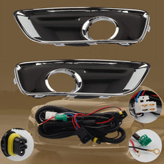 Front light Bumper Fog Lamps Compatible with Chevrolet Malibu 2013 2014 2015 Chevy Replace GM2592301 With Harness Wiring Switch with Bulbs 2592301 Pack of 2 Fog lights