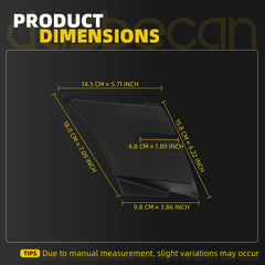 Air Inlet Cowl Grille Panel Compatible with 2007-2014 Chevrolet/Chevy Avalanche Suburban Tahoe GMC Yukon XL Cadillac Escalade OEM 25820730 25820729 Left & Right Side