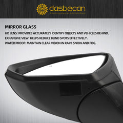 Dasbecan side mirror Fit With 2022-2024 Hyundai Tucson SEL