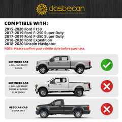 Sunroof Glass Cables &Track Assembly Repair Kit Compatible with Ford F150 F250 F350 F450 2015-2020, Ford Expedition Lincoln Navigator 2018-2020#FL3Z16502C22 FL3Z1651071A