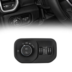 Headlight Fog Light Switch Compatible with 2019-2024 Dodge Ram 1500/2500/3500 Headlight Lamp Control Moudle Replace #68156061AD