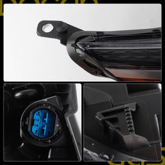 Dasbecan Headlight Assembly Compatible With Kia Forte FE LX LXS 22-24