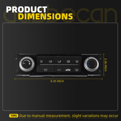 Dasbecan AC Climate Control Module Compatible with 2006-2011 Honda Civic
