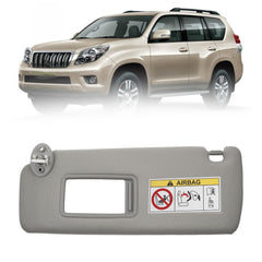 Gray Left Driver Side Sun Visor Compatible with 2010-2023 Lexus GX460 2009-2023 Toyota Land Cruiser Prado KDJ155 /KDJ150 Replace# 74320-0G030-B0