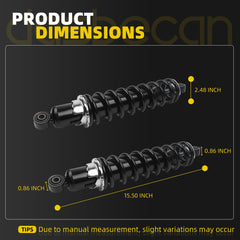 AM130448 Front Shock Absorber Suspension Compatible With Gator TH TS TX Turf Diesel Trail Worksite Military Replace# AM130448