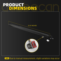 2A-711557 Rear Electric Tailgate Power Lift Support Shock Strut Compatible with Dodge Durango 2011-2025 Replaces# 3902AC 3902AD 68333902AC 68333902AD