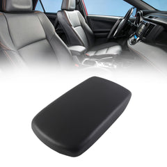 Dasbecan Center Console Armrest Lid Compatible with 2013 2014 2015 2016 2017 2018 Toyota Rav4 Black Thick Padding Comfort Armrest Resists Dirt Replace# 58905-0R040-C0