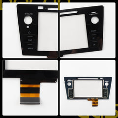 LCD Display Touch Screen with Left MAP Button Compatible with Subaru Outback Legacy 2018 2019 Replace OE 86471-AL65A 86471-AL66A 86431-AL66A