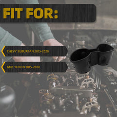 Front Row Center Cup Holder Compatible with Chevy Suburban 2015-2020 ; GMC Yukon 2015-2020