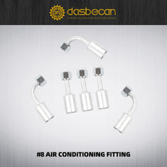 25PCS Air Conditioning Hose and Fitting Kit 6.5ft #6#8#10 AC Hose Kit, #6#8#10 AC Fittings