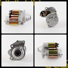 6696N Starter Motor Compatible with Ford F250 F350 F450 F550 Super Duty 2011-2022 V8 6.7L Replaces# BC3T-11000-AB BC3Z-11002-A BC3T-11000-AC BC3Z-11002-B