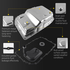 Dasbecan Transmission Oil Pan Kit 6L80 Compatible with 2007-2019 GMC Yukon