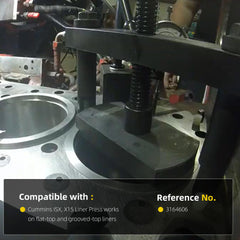 3164606 Cylinder Liner Press Installer Tool Heavy Duty for Cummins ISX X15 Liner Press Replace# ST-269 3162461 6434