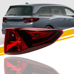 Right Passenger Side Tail light Assembly Compatible With 2023-2024 Honda Odyssey Rear Light TailLamp Replace# 33555THRA11 HO2805131