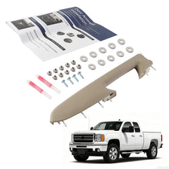 22818470 Beige Front Right Passenger Side Armrest Repair Kit Compatible with Chevrolet Silverado 1500 2500HD 3500HD 2010-2014 GMC Sierra 1500 2500HD 3500HD OEM 20874805 20920835