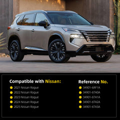 Gear Shift Assembly Compatible with Nissan Rogue 2021-2025 Replaces 34901-6RF1A 34901-6TA0A 34901-6TA1A 34901-6TA2A 34901-6TA3A Transmission Gear Shift Knob Shifter