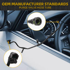 Purge Valve Hose Tube Compatible with Dodge Durango & Grand Cherokee 2016 2017 2018 2019 OEM# 68250915AD