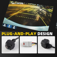 Dasbecan Rear View Backup Camera Compatible with Chevy Silverado Sierra