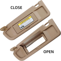 Beige Left Driver Side Sun Visor Compatible with Honda Civic 2006-2011 Replaces# 83280-SNA-W01ZB