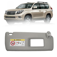 Gray Right Passenger Side Sun Visor Compatible with 2010-2023 Lexus GX460 2009-2023 Toyota Land Cruiser Prado KDJ155 /KDJ150 Replace# 74310-0G030-B0
