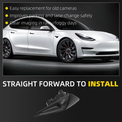 Front Fender Camera Compatible with 2017-2023 Tesla Model 3 2020-2023 Model Y Repeater Camera Left Driver Side Replace# 1125106-50-J 1125106-50-G