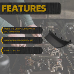 Left Front Bumper Fascia Spat Compatible with Jeep Grand Cherokee 2021 2022 2023 2024 OEM Replace 68421753AA 68421753AB LH