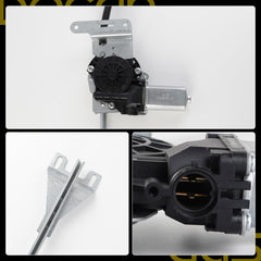 Dasbecan Power Window Regulator with Motor Compatible with Freightliner