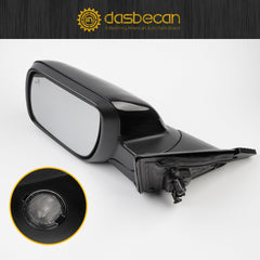 Left Driver Side Mirror Compatible with Ford Explorer 2011-2019 Power Glass Heated with Turn Signal Light Puddle Lamp Blind Spot Detection BSD Rearview Mirror Black 9Pins
