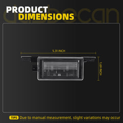 Dasbecan Truck Bed LED Light Compatible with Chevy Silverado GMC Sierra 1500 2500HD 3500HD 2014-2019