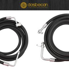 Rear AC Line Set Compatible with Chevy Tahoe GMC Yukon Cadillac Escalade 2007-2014 Air Conditioning Hoses Replaces# YTE33439 19257317 15-33439 (Only Fit Short Wheelbase SUV)