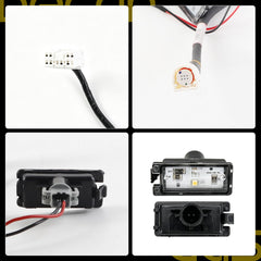 Dasbecan 68225282AA License Plate Light Wiring Harness Compatible with Jeep