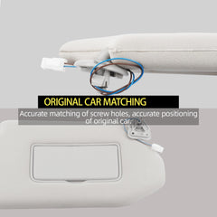 1 Pair Left Driver Side and Right Passenger Side Sun Visor Compatible with Nissan Pathfinder 2013-2018 Infiniti QX60 2014-2017 JX35 2013 Replaces# 96401-9PB0A