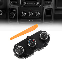 AC Heater Climate Control Module Switch Panel Compatible with 2014-2018 Dodge Ram1500 3500 19-24 1500 Classic Replace# 68186217AD 68236776AB