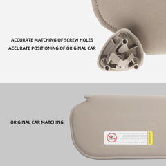 Gray Pair Driver and Passenger Side Sun Visor Compatible with Chevrolet Express GMC Savana 1500 2500 3500 4500 1999-2019 Replaces# 84054688 84054695 20883004 25999923