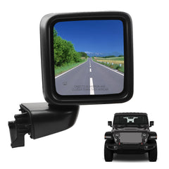 Right Passenger Side Mirror Assembly Compatible with Jeep Wrangler JL 2018-2021 Gladiator JT 2020-2023 Rear View Mirror Power Heated, Power Folding Replace 68281890AE, CH1321450 (5 Pin)